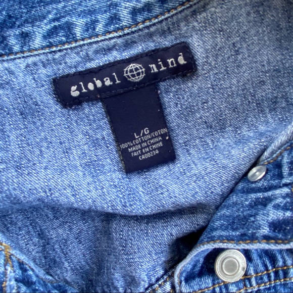 Global Mind Denim Jacket - Picture 3 of 5